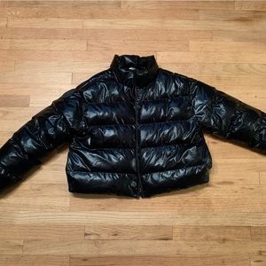 cropped puffer jacket